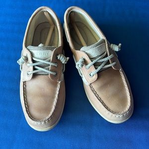 Sperry Songfish Core Linen/Oat Size 8